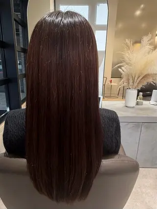 ロング カラー パーマ たにわき あんのヘアスタイル