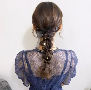 ロング risa/恵比寿/ ヘアセットのヘアスタイル