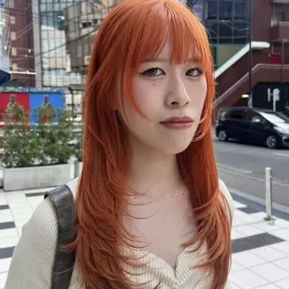 カラー レイヤー/暖色カラー 🎀はるのヘアスタイル