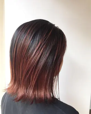 ミディアム 💘透明感カラー💘 沖本 将宏のヘアスタイル