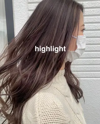 ロング カラー kitagawa mayuのヘアスタイル