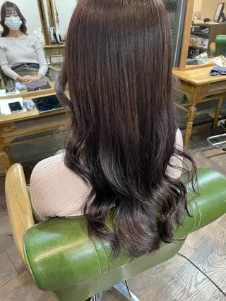 ロング カラー 似合わせカラーカット 🪽chinatsuのヘアスタイル