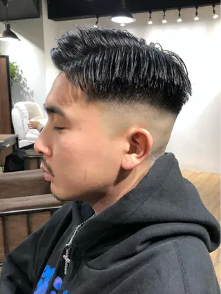 ショート カラー パーマ ヘアアレンジ メンズ 💎髪質改善特化💎 RUITOのヘアスタイル