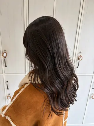 ロング レイヤー/透けカラー ✨KANAのヘアスタイル