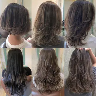 セミロング カラー tripletta（トリプレッタ）所属・tripletta トリプレッタのヘアスタイル