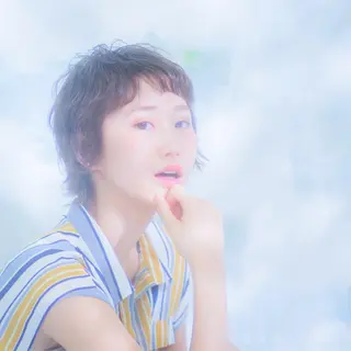 ショート カラー 🪐脱白髪染め 🪐松尾菜々美のヘアスタイル