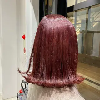 ミディアム カラー ヘアアレンジ 完全💗マンツーマン marinのヘアスタイル