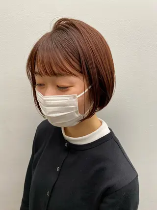 ショート 韓国風🤍 イワサキ　リコ🍒のヘアスタイル