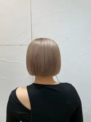 ショート カラー ☆Ash中目黒 浦野遥☆*。のヘアスタイル