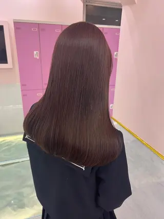 ロング カラー ヘアアレンジ 🎀暖色カラー🎀 ♡yurika♡のヘアスタイル