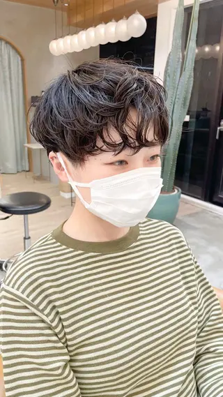 ショート パーマ EMANON YOKOHAMA所属・横浜/ショート/ マンツーマン施術　丹のヘアスタイル