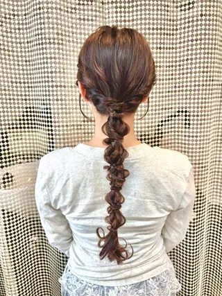 ロング rinrin 天文館のヘアスタイル