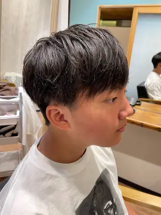 ショート メンズ キッズ 佐藤 海璃のヘアスタイル