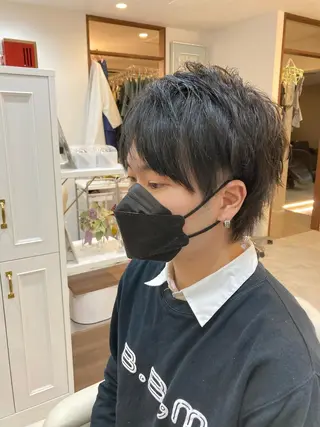 ショート メンズ 藤森 達也のヘアスタイル