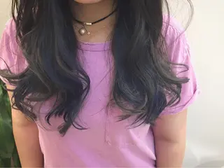 セミロング ロング カラー ハイトーン×髪質改善 KENTAのヘアスタイル