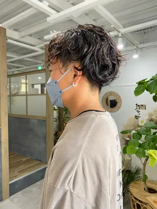 ショート パーマ メンズ ひなの .のその他イメージ