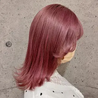 ミディアム カラー 🦋エクステ/透明感 カラー🦋宮川莉央のヘアスタイル