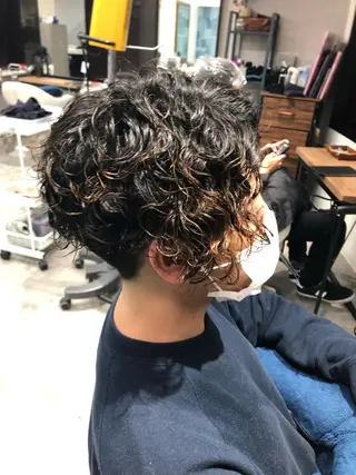 パーマ メンズ Noyヨシモト ヒロトのヘアスタイル