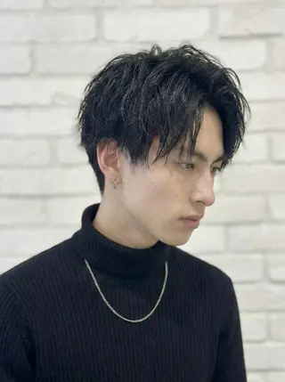 ショート メンズ 池袋メンズ パーマ本多のヘアスタイル