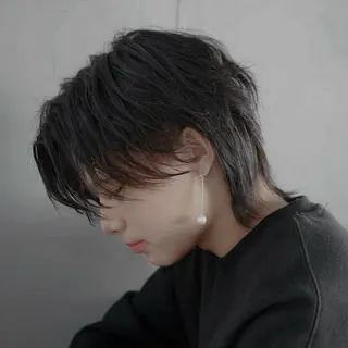 ミディアム パーマ メンズ ツイストスパイラル/ 😈波巻き/いっさのヘアスタイル