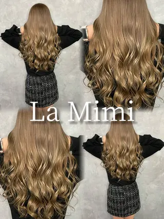 ロング カラー La Mimiのヘアスタイル