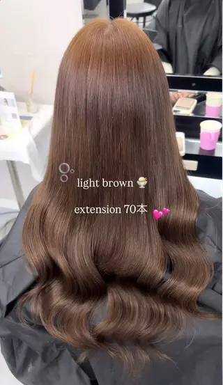 ロング カラー 🎀ハイトーン. 難波.RISA🎀のヘアスタイル