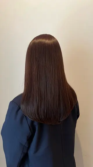 セミロング カラー ミディアムレイヤー/ 艶カラー🎀 emiのヘアスタイル