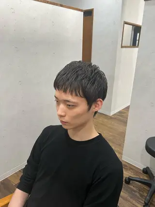 ショート メンズ ナチュラルカラー 錦糸町【三橋衿奈】のヘアスタイル