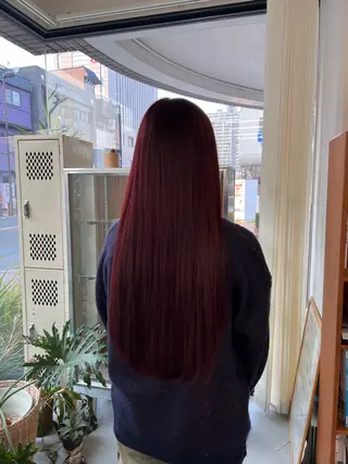 ロング 石川 実咲のヘアスタイル