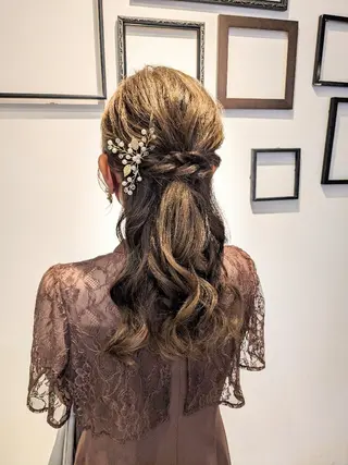 ロング ヘアアレンジ miku ヘアセット/着付けのヘアスタイル