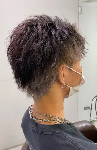 カラー メンズ _WHITE / KENTOのヘアスタイル