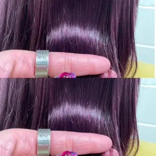 ミディアム サイレント美容師 アイリィのヘアスタイル