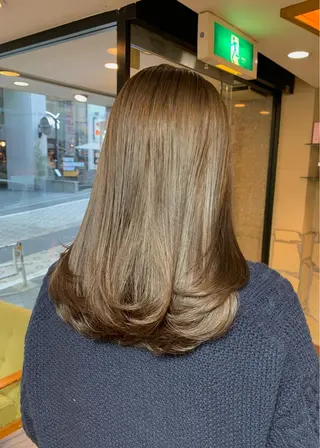 ミディアム カラー 矢野 晃平のヘアスタイル