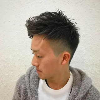 ショート パーマ メンズ 🟦メンズパーマ🟦 横浜駅｜小上馬淳司のヘアスタイル