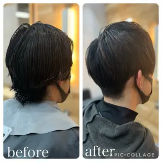 メンズ Aguhair milo森山知幸のヘアスタイル