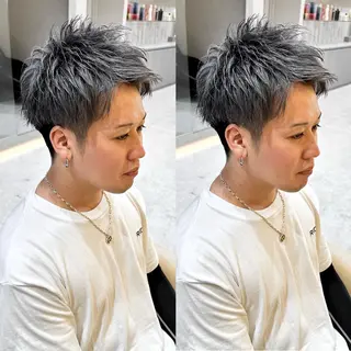 メンズ 大人メンズパーマ メンズ特化　萱原大幹のヘアスタイル