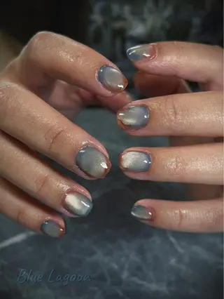 ネイル BlueLagoon 🩵 KUMIのネイルデザイン