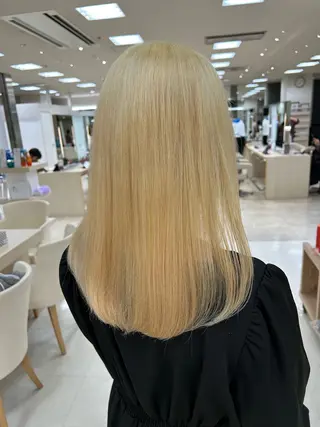 カラー 💜暖色系カラー/ ブリーチカラー💜のヘアスタイル