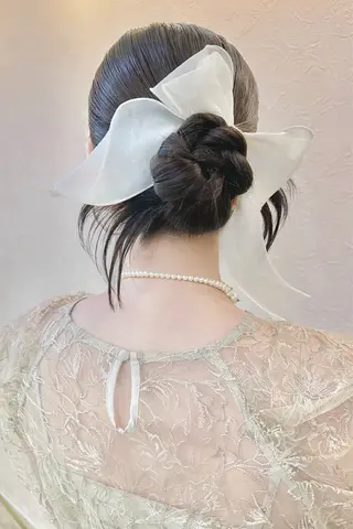 ロング ヘアアレンジ youres hair 日吉店所属・髪質改善・艶髪カラー 🌷miku🌷のヘアスタイル