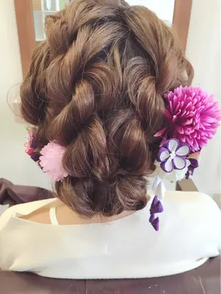 ヘアアレンジ 秋谷 伸江のヘアスタイル