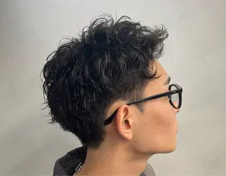 ショート パーマ ヘアアレンジ メンズ fifth 石川 凪のヘアスタイル