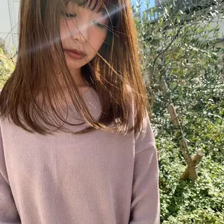 セミロング カラー 似合わせ美髪ヘア✨ 天王寺．阿倍野🌈のヘアスタイル