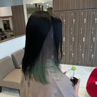 ミディアム カラー 【複雑履歴ブリーチ】 中村　玲仁のヘアスタイル