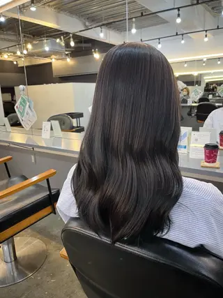 セミロング カラー 🌛ダブルカラー 🌜SAYAKAのヘアスタイル