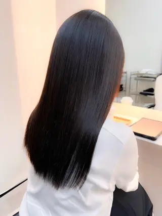 ロング パーマ shiro.kobe 森彩華のヘアスタイル