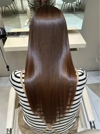 ロング 縮毛矯正特化 k-two土田陸登のヘアスタイル