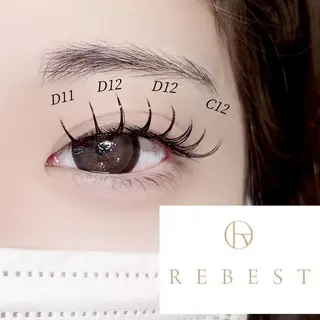 マツエク・マツパ REBEST天王寺 eye🩵Maayaのマツエク・マツパデザイン