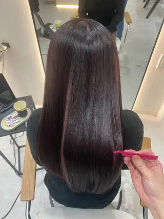 セミロング 髪質改善/艶カラー 🎀レイヤーカットのヘアスタイル