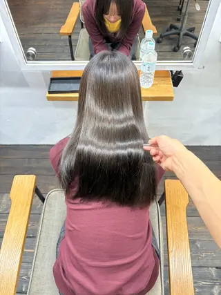 セミロング カラー 永井 皓大のヘアスタイル