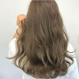 ロング カラー 髪質改善/レイヤー/ 透明感カラー🩶結華のヘアスタイル